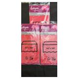 3 RECTANGULAR TABLE COVERS