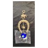 EVIL EYE ELEPHANT PENDANT 8'