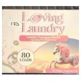 LAUNDRY DETERGENT SHEETS 80 LOADS