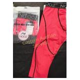 2 MEN'S MEDIUM COMPRESSION 3/4 SHORTS