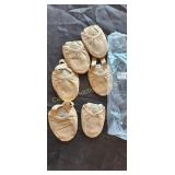 3PR BALLERINA SHOES XS