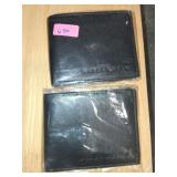 2 MENS LEATHER WALLETS