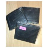 3 MENS LEATHER WALLETS