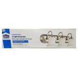 PROJECT SOURCE 3 LIGHT VANITY BAR