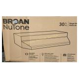BROAN NUTONE 30' STAINLESS RANGE HOOD RETAIL $149