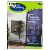 HARBOR BREEZE 200W TRANSFORMER RETAIL $199