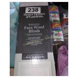 29 X 64 IN FAUX WOOD BLIND
