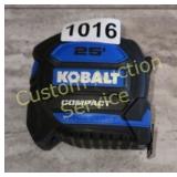 KOBALT 25' COMPACT TAPE MEASURE