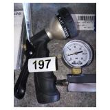 GAUGE AND SPRAY NOZZLE