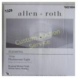 ALLEN ROTH 14' FLUSHMOUNT LIGHT