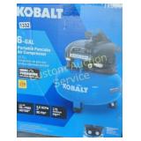 KOBALT PORTABLE 6GAL PANCAKE COMPRESSOR RETAIL