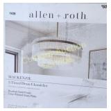ALLEN ROTH 2 TIER DRUM CHANDELIER RETAIL $259