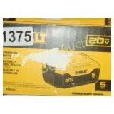 DEWALT 20V 5AH BATTERY RETAIL $149