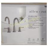 ALLEN ROTH HARLOW BRUSHED NICKEL BATH FAUCET