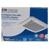 VENTILATION FAN W/HUMIDITY SENSOR