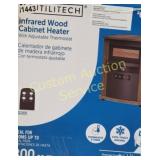 INFRARED WOOD CABINET HEATER RETAIL $149