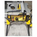 DEWALT 10' 15AMP TABLE SAW W/ ROLLING STAND