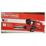 CRAFTSMAN 20CMV 10' CHAINSAW W/BATTERY&CHARGER