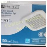 UTILITECH EASY INSTALL VENT FAN RETAIL $100