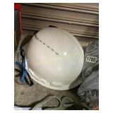 SAFETY HELMET AND GLASSES