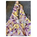 GEORGETTE TIE HALTER TOP RETAIL $138SIZE 8