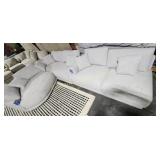 3PC MACY'S  LOUNGER SECTIONAL SOFA