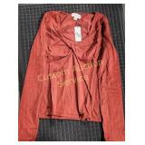 VELVET BY GRAHAM & SPENCER LARGE LONG SLEEVE