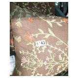 2 THROW PILLOWS