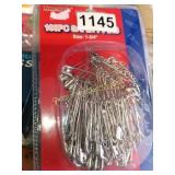 100 SAFTEY PINS