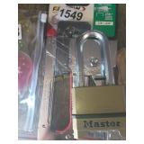 STAPLER AND MASTER COMBO LOCK