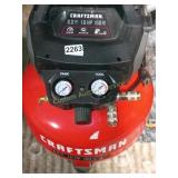 6.O GAL CRAFTSMAN AIR COMPRESSOR RETAIL $169