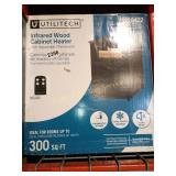 INFRARED WOOD CABINET HEATER RETAIL $100