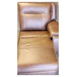 SIMON LI FURNITURE CO. LEATHER POWERED CHAISE