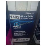 47 X 64 IN VINYL MINI BLIND