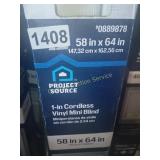 58 X 64 IN VINYL MINI BLIND