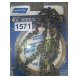 CUTTING RIM AND CHAINSAW CHAIN