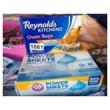 POWER SHEETS AND OVEN BAGS