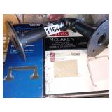 2 TOILET PAPER HOLDERS