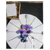 MUSHROOM/BUTTERFLY DIY WALL CLOCK