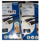 2 12' HDMI CABLES