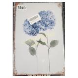 BLUE DANDILION SIGN 8X12