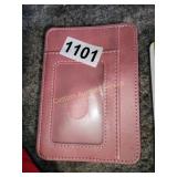 PINK CARD HOLDER