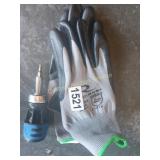 GLOVES AND HEX DRIVER
