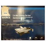 7 IN WET TABLETOP TILE SAW RETAIL $100