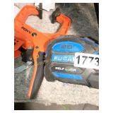 KOBALT TAPE MEASURE AND CLAMP