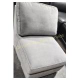 ARMLESS MICROFIBER SECTION CHAIR