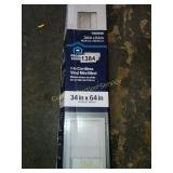 34 X 64 IN VINYL MINI BLIND