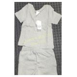 BABY GAP 2PC GREY OUTFIT 6-12M