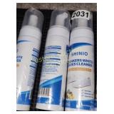 3 FOAMING SHOE CLEANERS