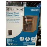 INFRARED WOOD CABINET HEATER RETAIL $100